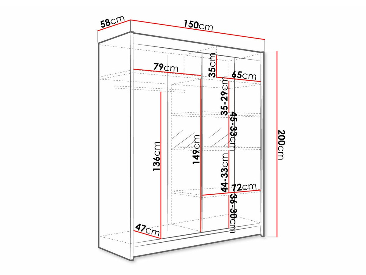 Roupeiro Closico Vastor II (Carvalho sonoma)