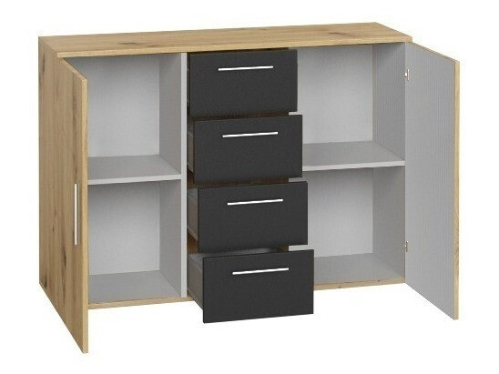 Cómoda Vestivo 101 (Pinheiro Arctic + Pinheiro Arctic escuro)