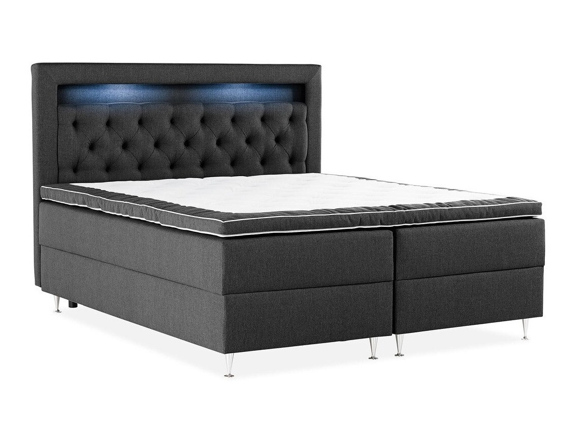 Cama continental Seattle 137 (Preto)