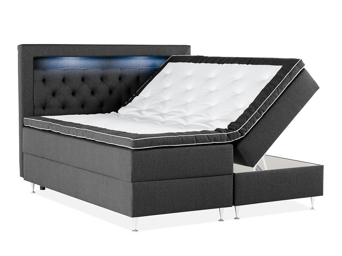 Cama continental Seattle 137 (Preto)