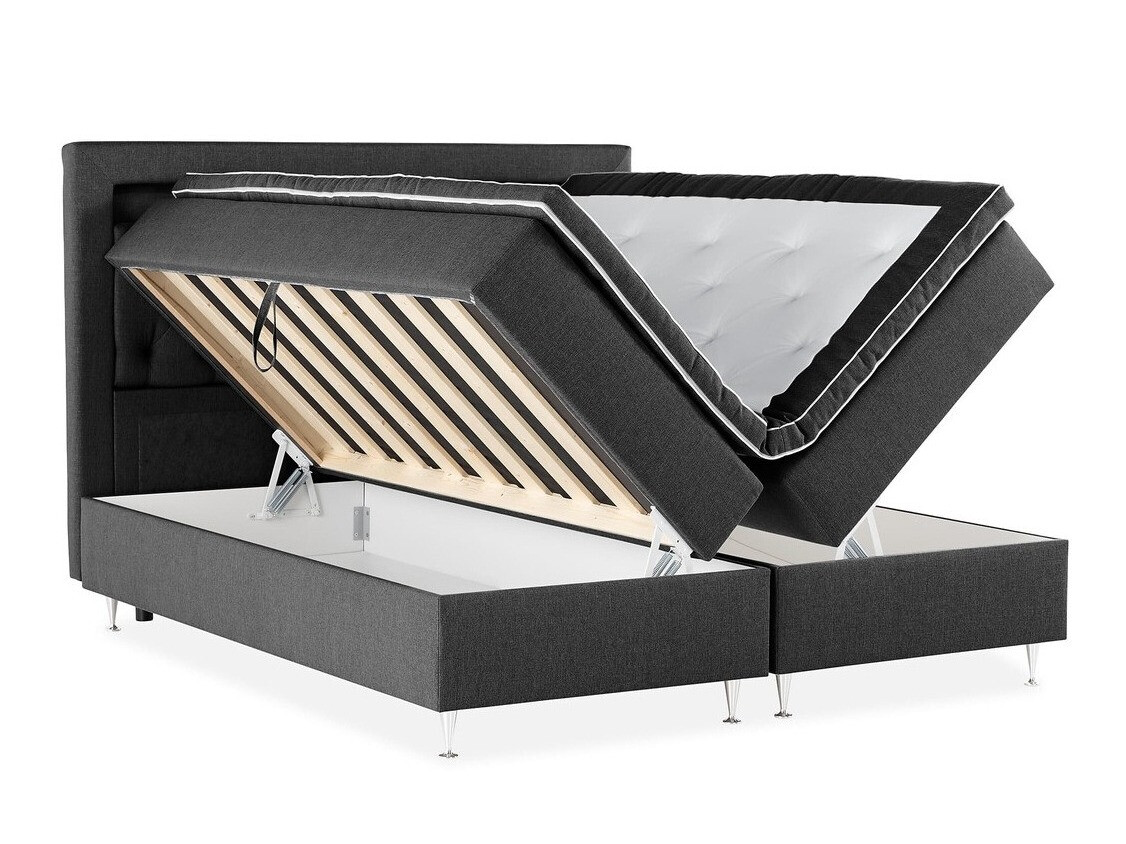 Cama continental Seattle 137 (Preto)