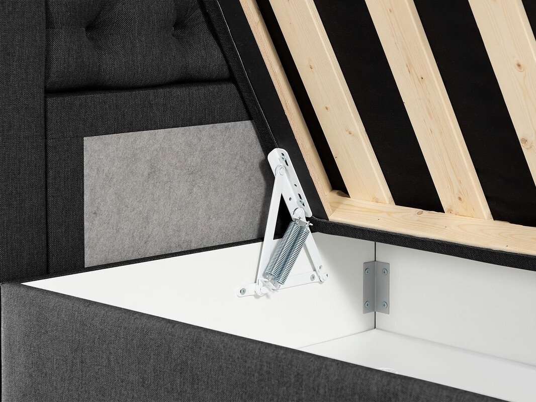 Cama continental Seattle 137 (Preto)