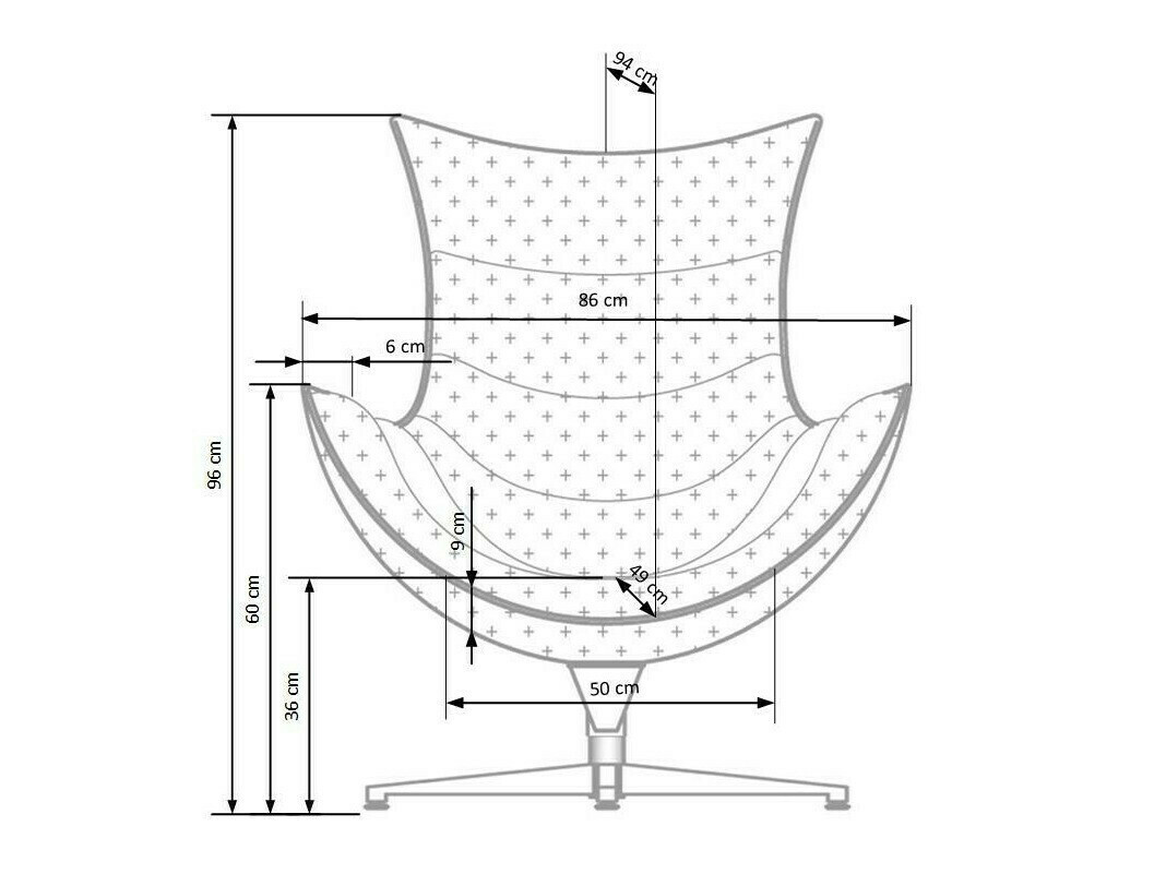 Poltrona Houston Laetus (Castanho)