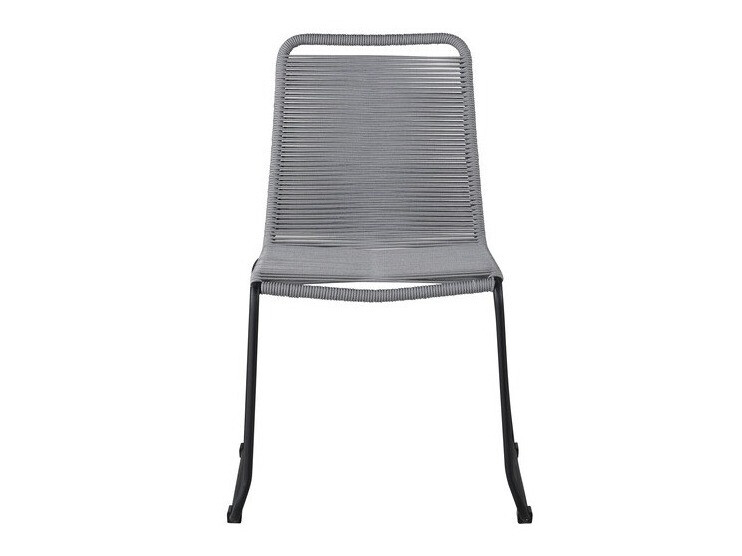 Cadeira para o exterior Dallas 2820 (Cinzento + Preto)