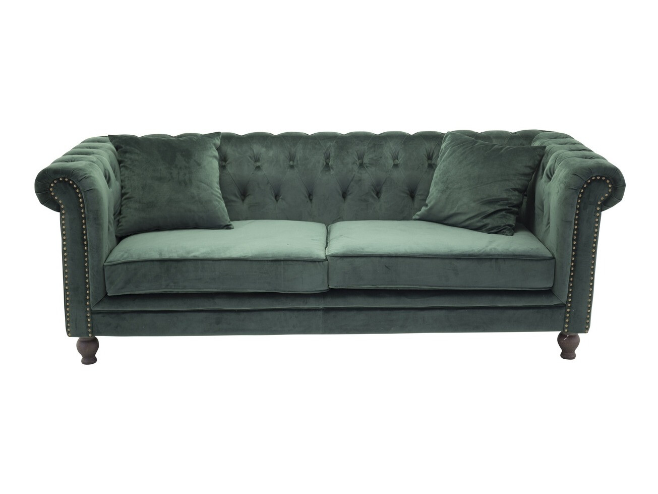 Chesterfield sofá Dallas 255 (Verde)