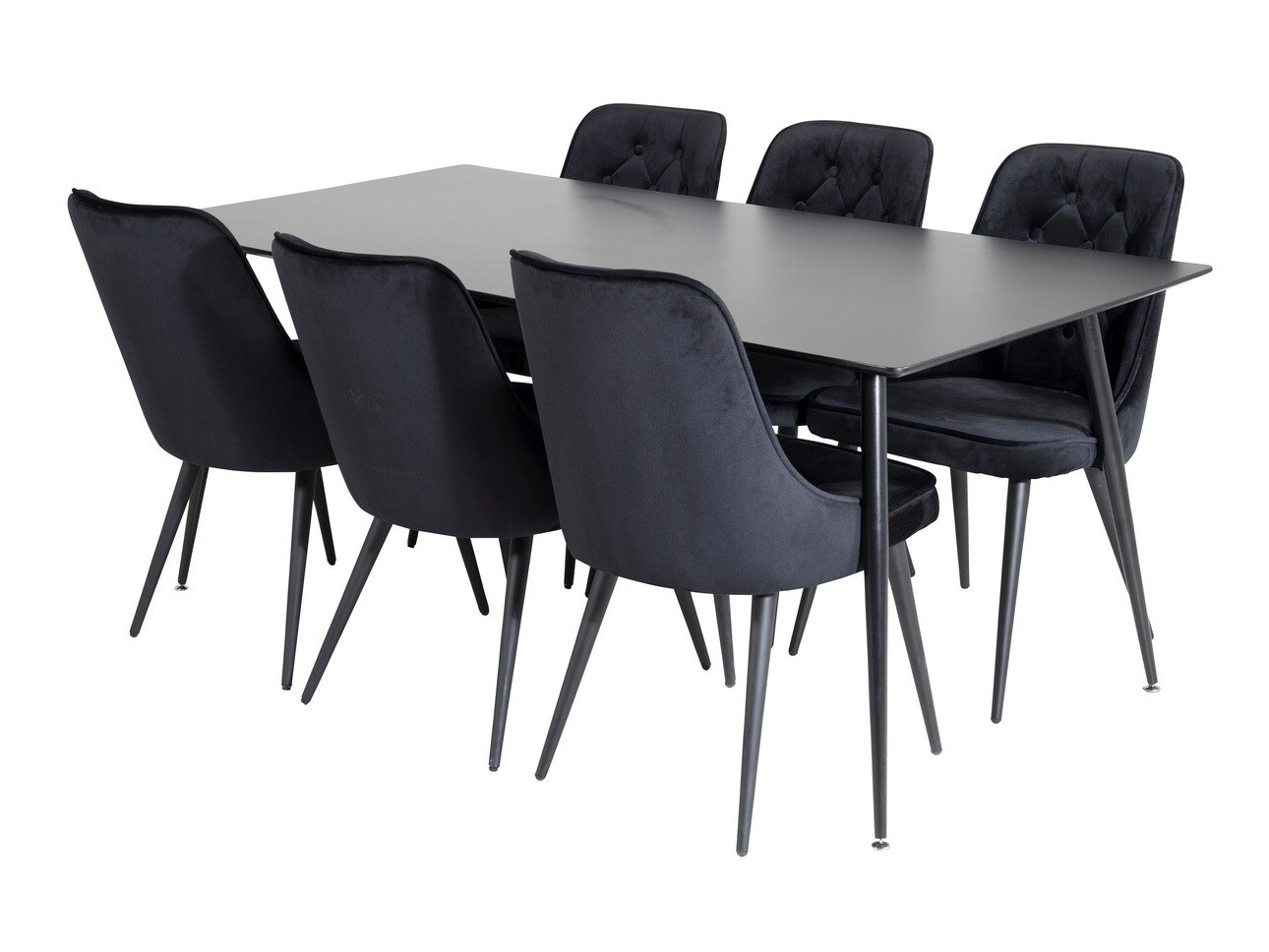 Conjunto para refeições Dallas 1508 (Preto)