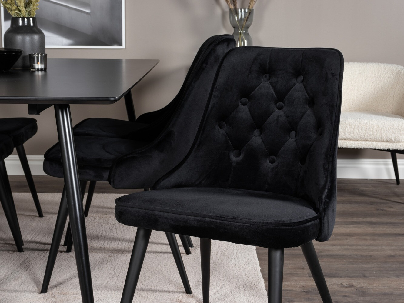 Conjunto para refeições Dallas 1508 (Preto)