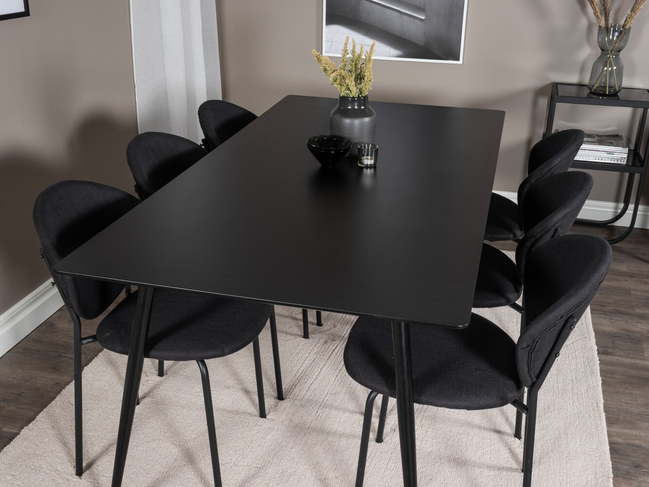 Conjunto para refeições Dallas 1518 (Preto)