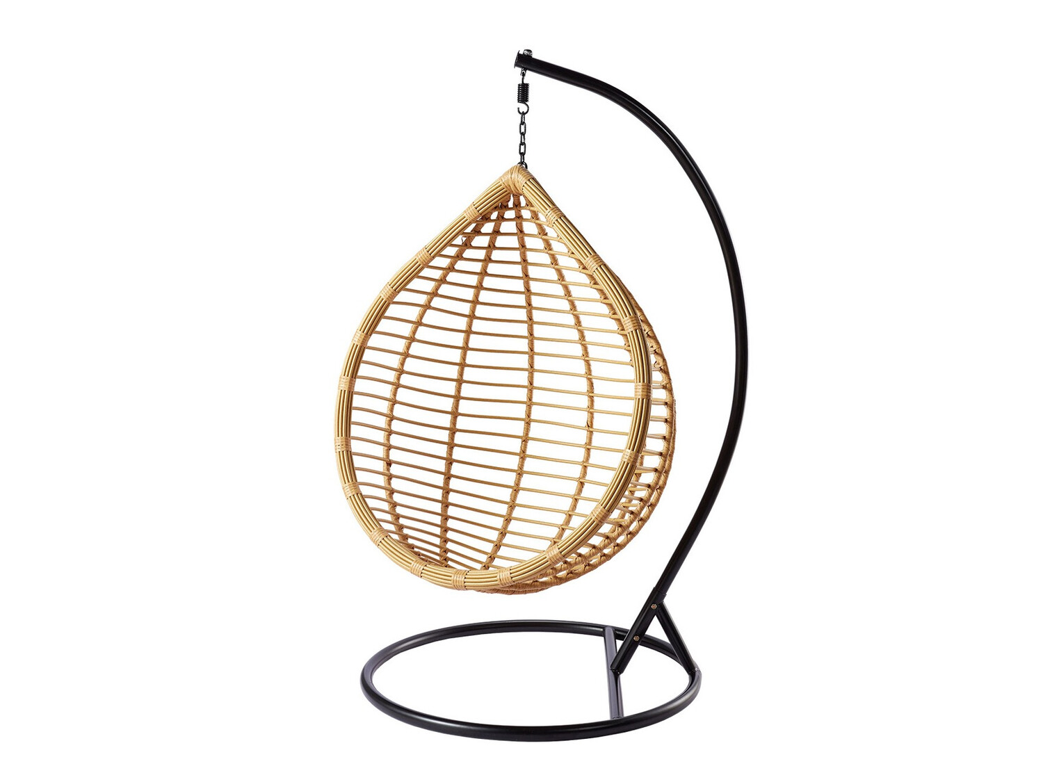 Cadeira suspensa Miramar 136 (Castanho claro + Preto + Cinzento)