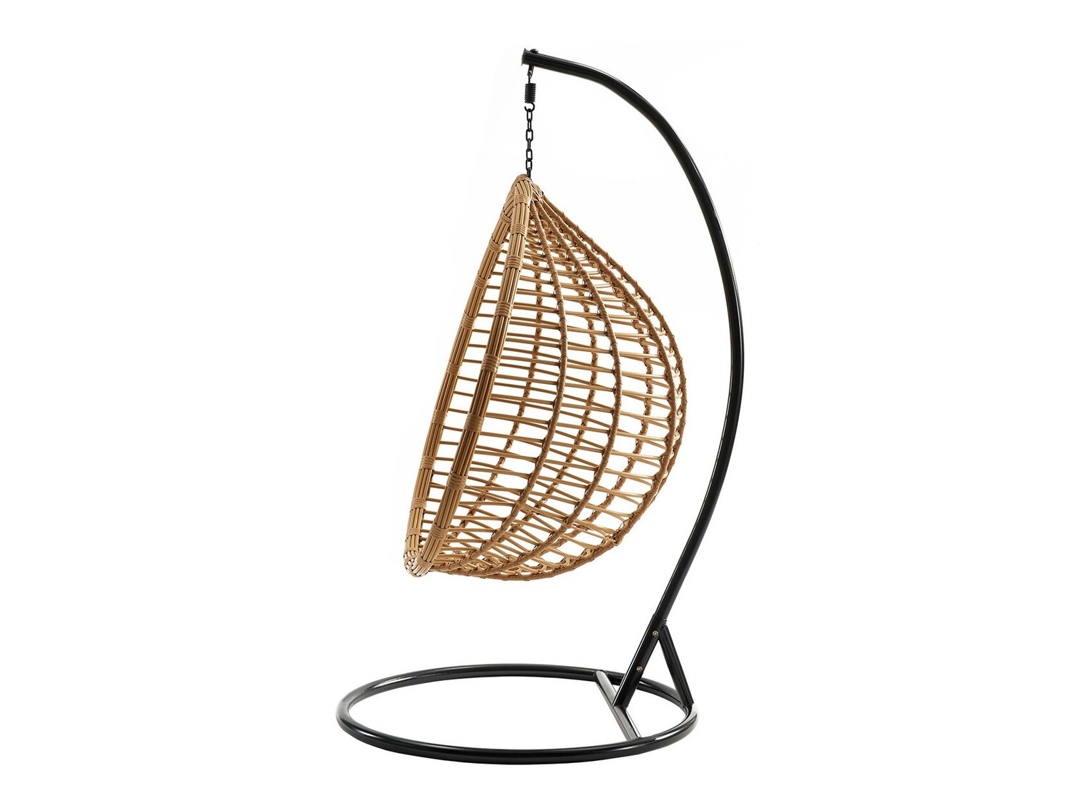 Cadeira suspensa Miramar 136 (Castanho claro + Preto + Cinzento)