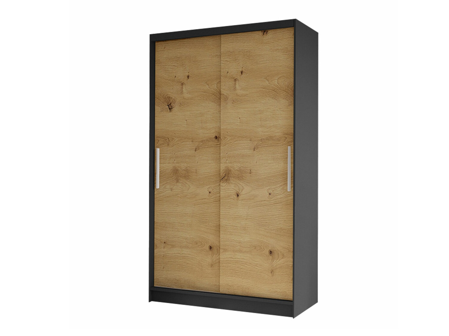 Roupeiro Closico Structor I (Preto + Carvalho Artisan)