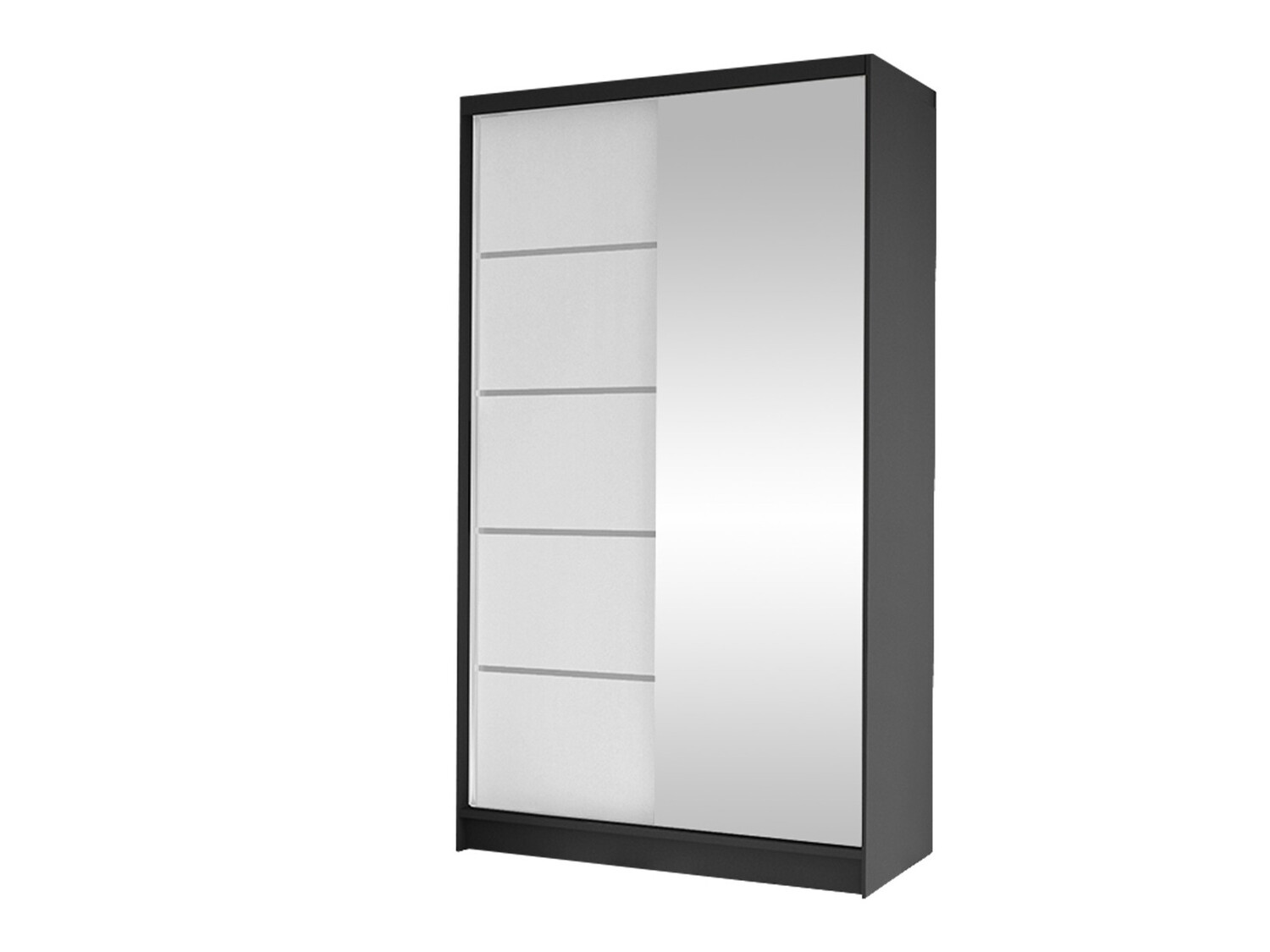 Roupeiro Closico Fractor III (Preto + Branco)