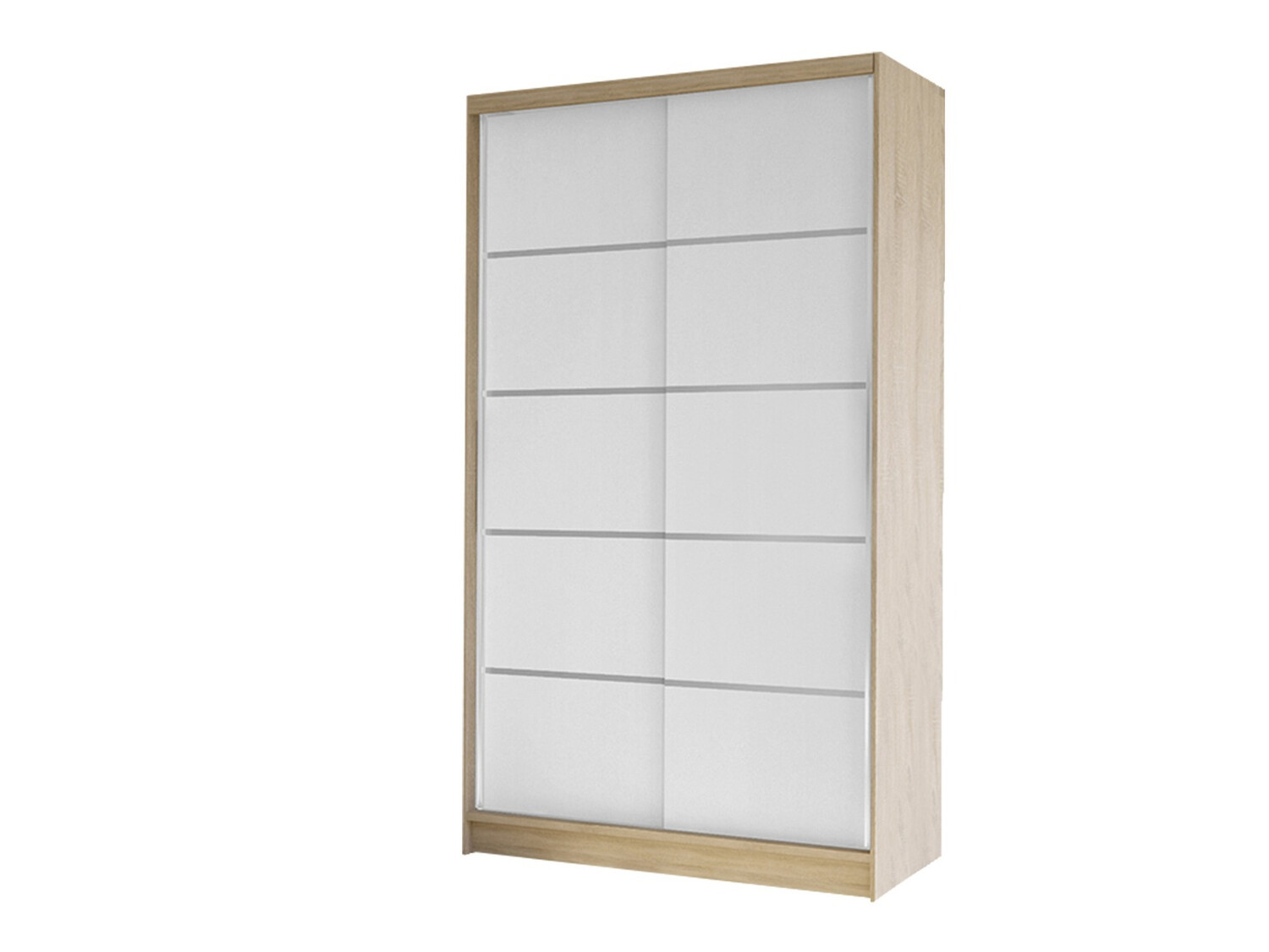 Roupeiro Closico Fractor IV (Carvalho sonoma + Branco)