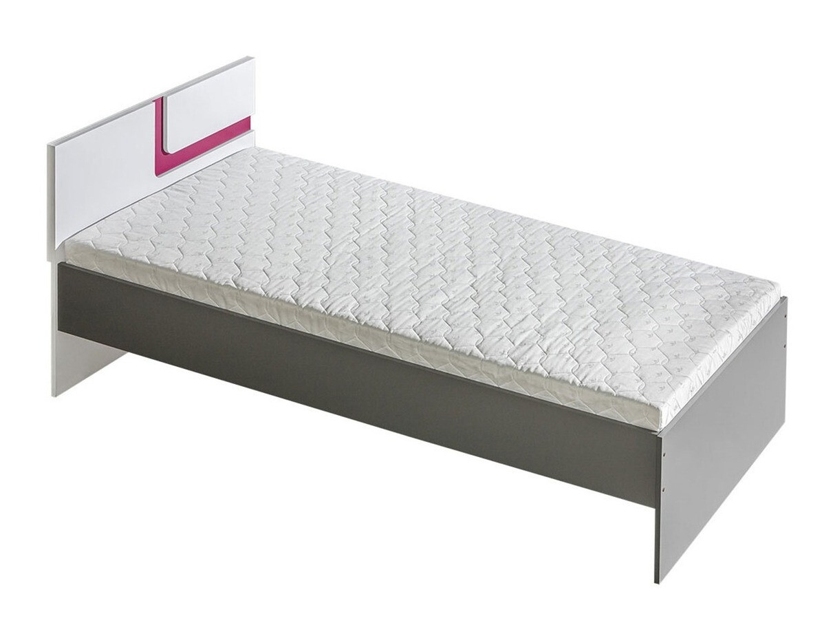 Cama Levtala 112 (Antracite + Branco + Rosa)