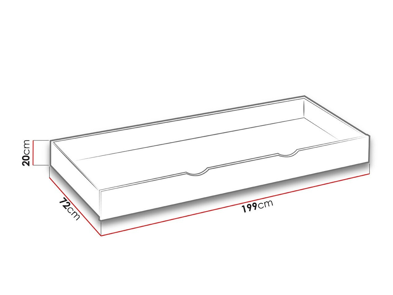 Cama Levtala 112 (Antracite + Branco + Rosa)