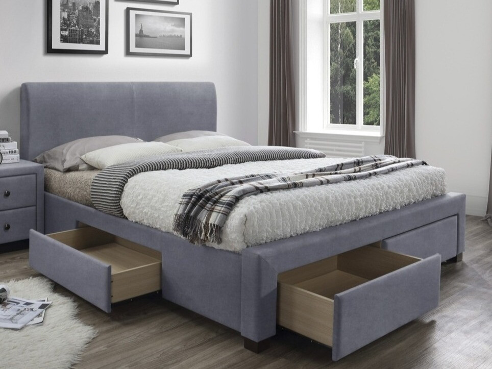 Cama Houston 1084 (Cinzento)
