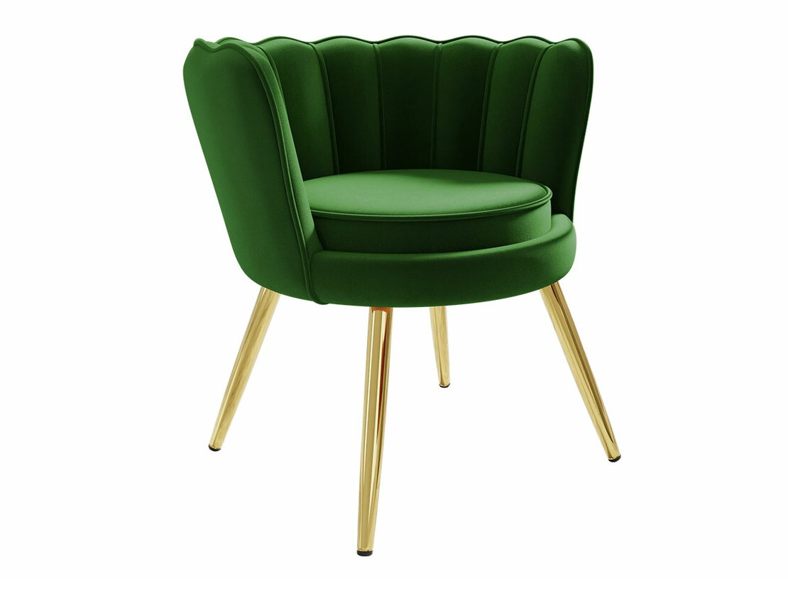 Poltrona Comfivo Univae (Verde + Dourado)