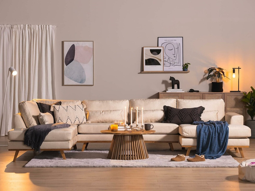 Sofá de canto Floromo 101 (Monolith 04)