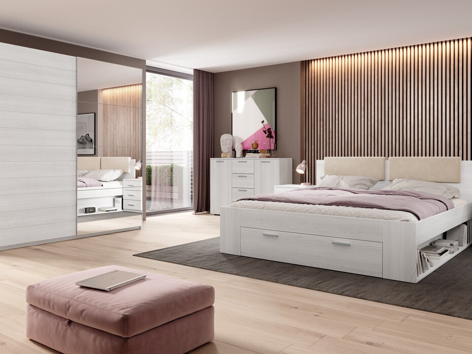 Cómoda Levruvu 108 (Freixo branqueado)