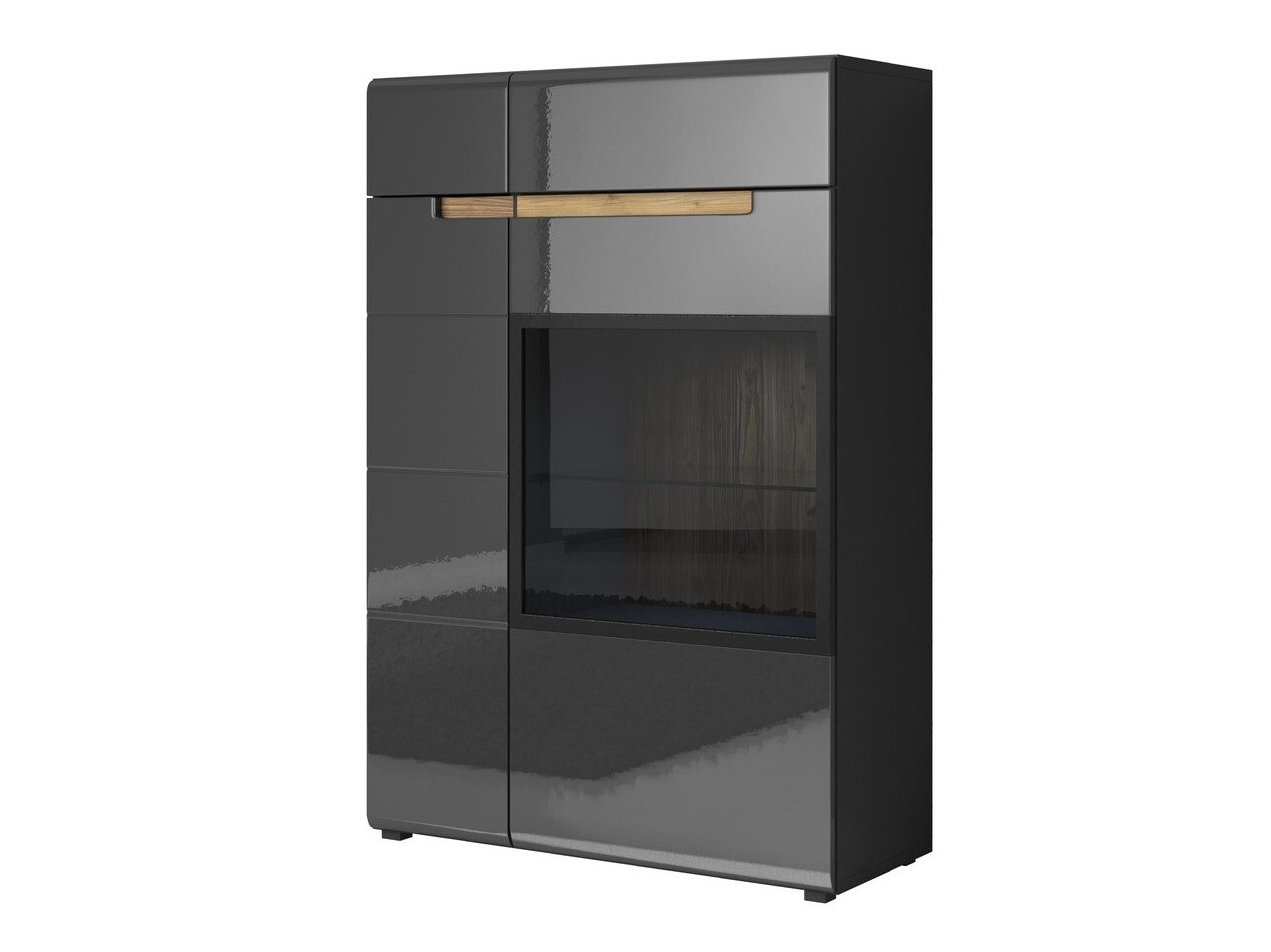 Aparador Austin D103 (Antracite + Gloss antracite)