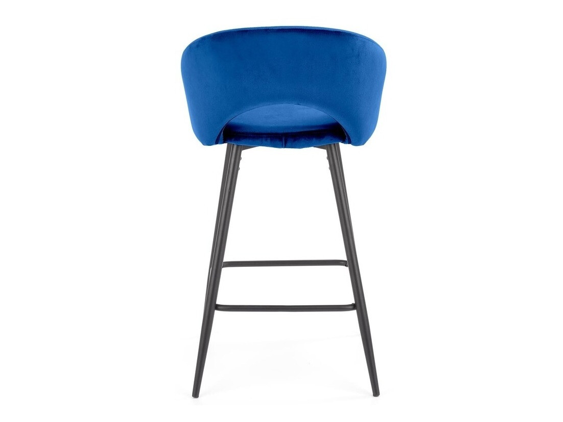 Banco de bar Houston 881 (Azul escuro + Preto)