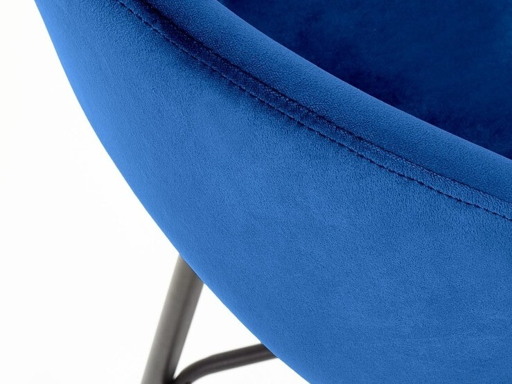 Banco de bar Houston 881 (Azul escuro + Preto)