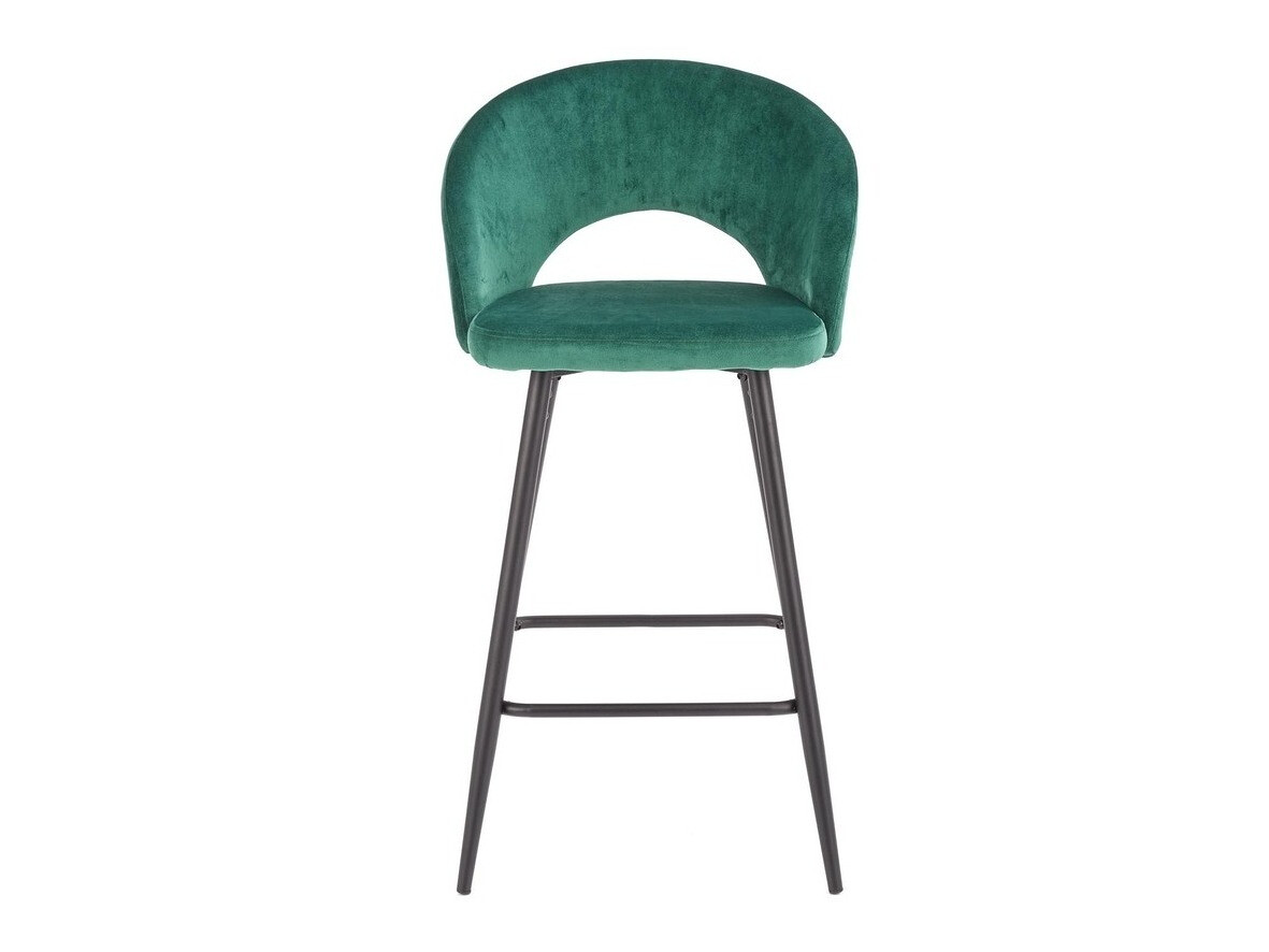Banco de bar Houston 881 (Verde escuro + Preto)