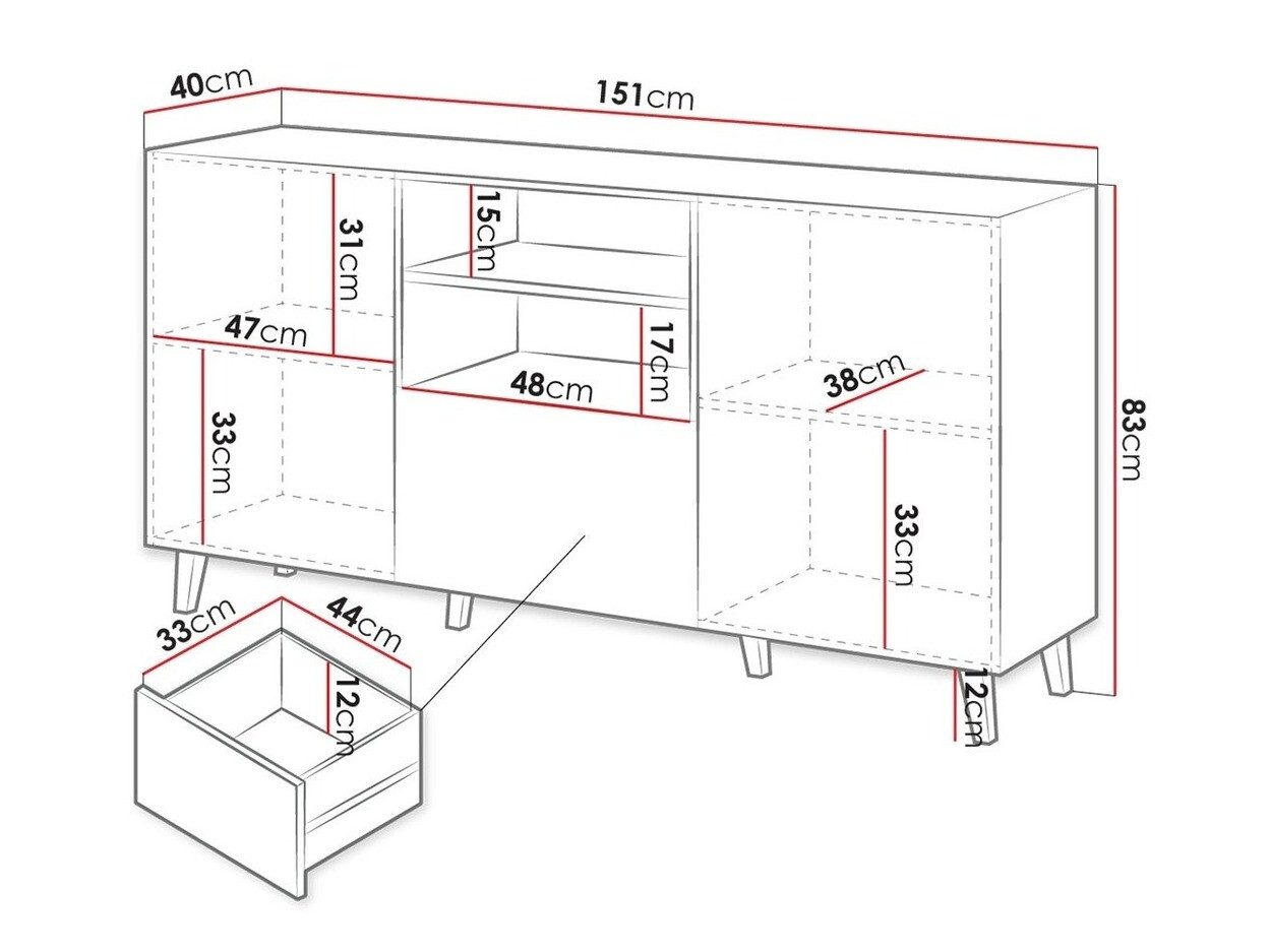 Cómoda Dicto (Preto)