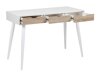 Mesa de escritório Norsica 113 (Branco + Carvalho)