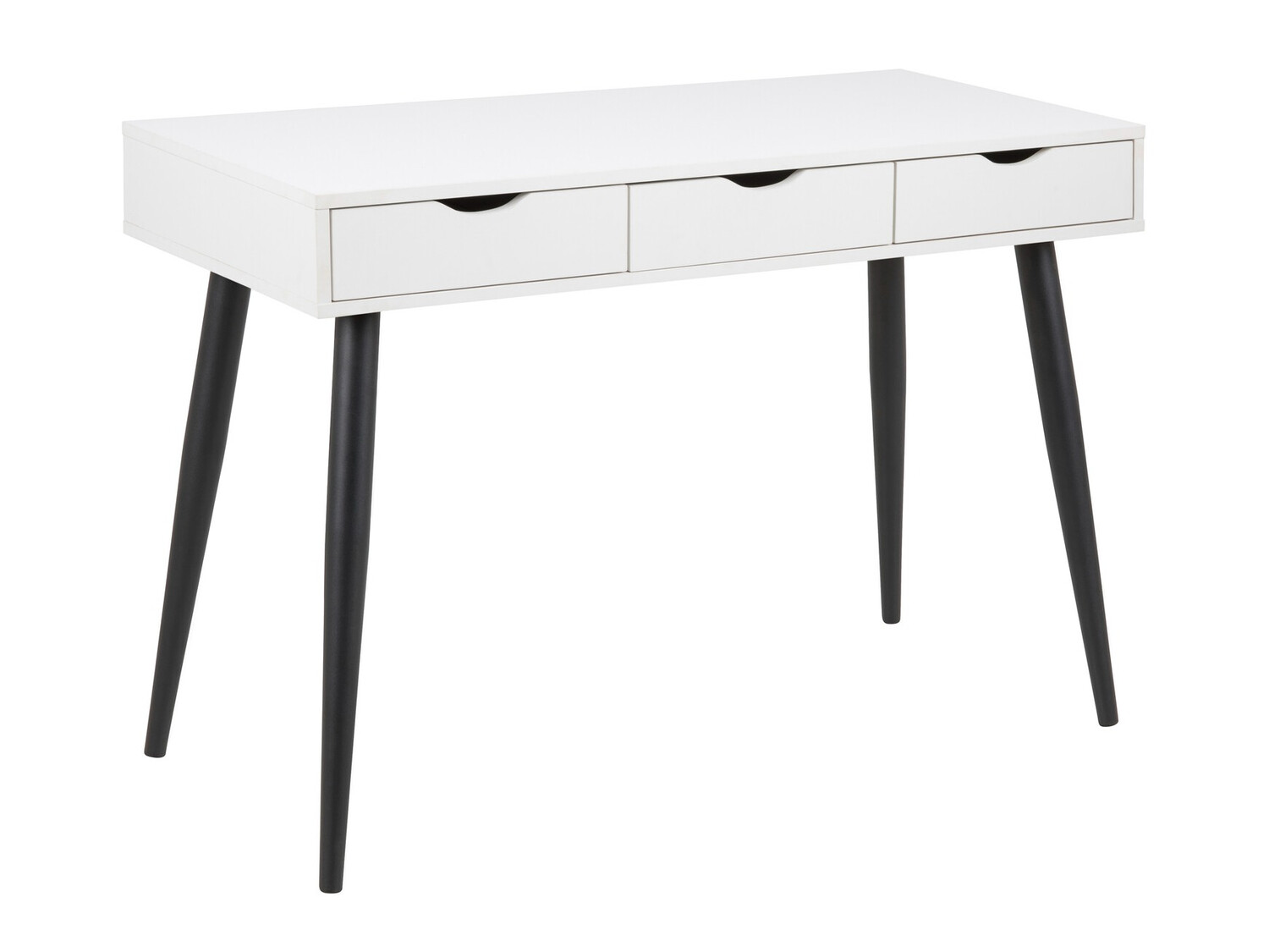 Mesa de escritório Norsica 113 (Branco + Preto)