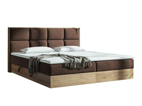 Cama continental ComfiDream 165 (Carvalho dourado + Soro 28)