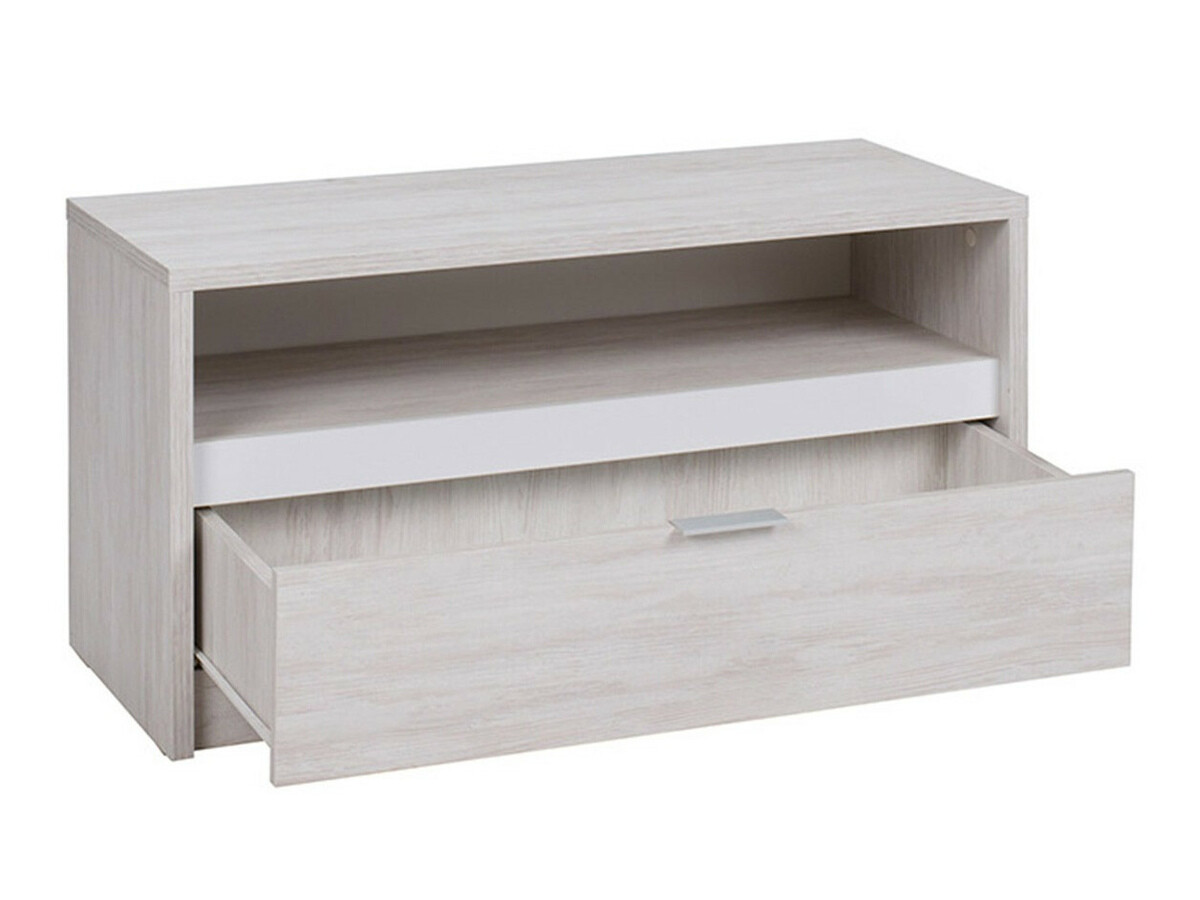 Conjunto para sala de estar Fivelbo 115 (Carvalho do Monastery + Preto brilhante)