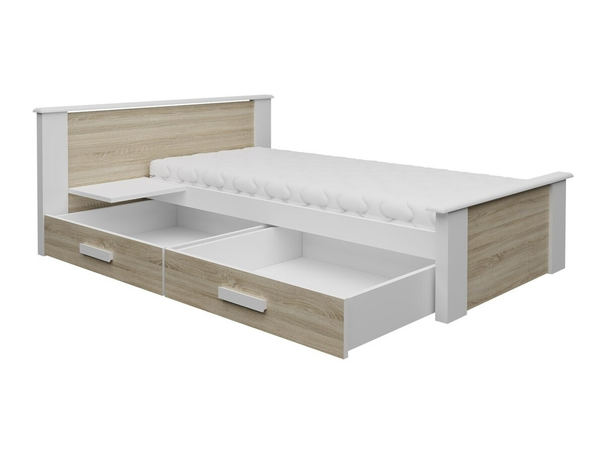 Cama Henderson 117 (Branco + Trufa)
