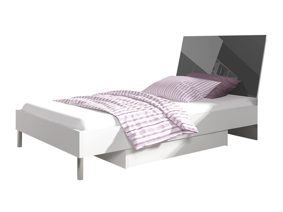 Cama Campus (Branco + Cinzento brilhante)