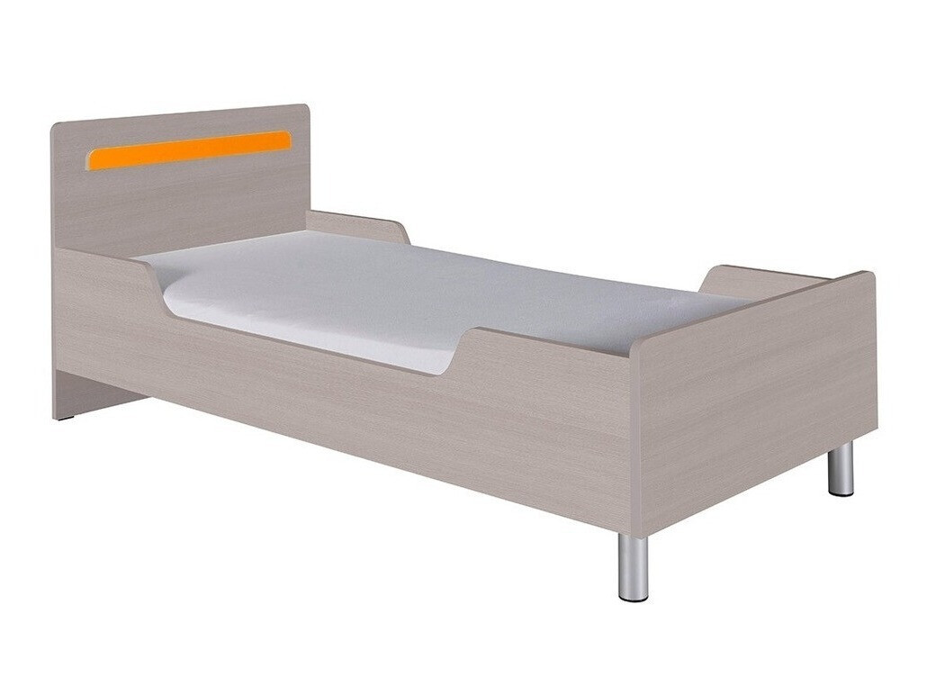 Cama Toledo B107 (Madeira de freixo + Laranja)