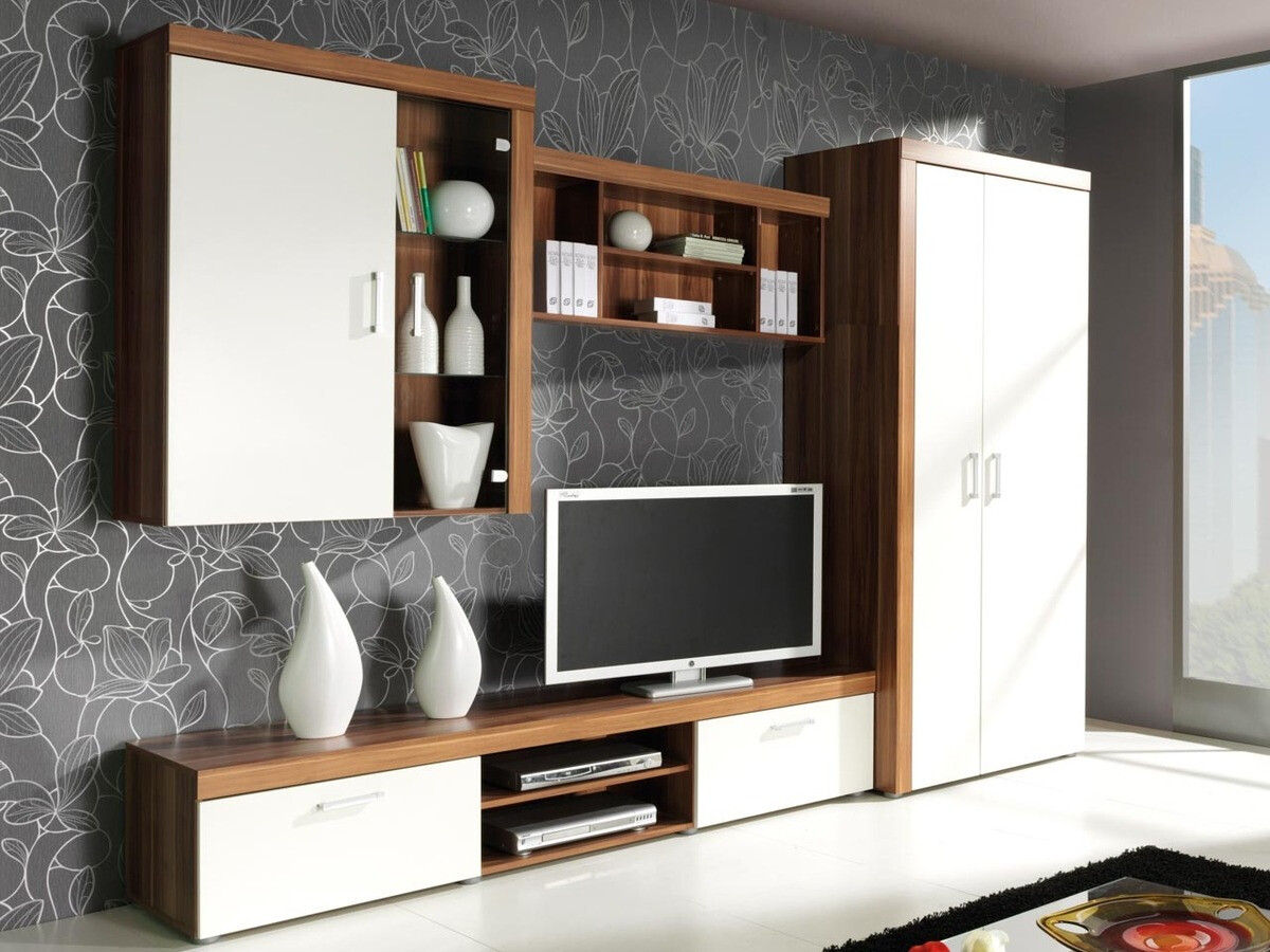 Conjunto para sala de estar Cormiru 107 (Ameixa + creme)