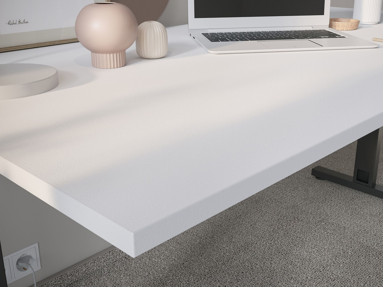 Mesa de escritório Lartesi 106 (Branco + Preto)