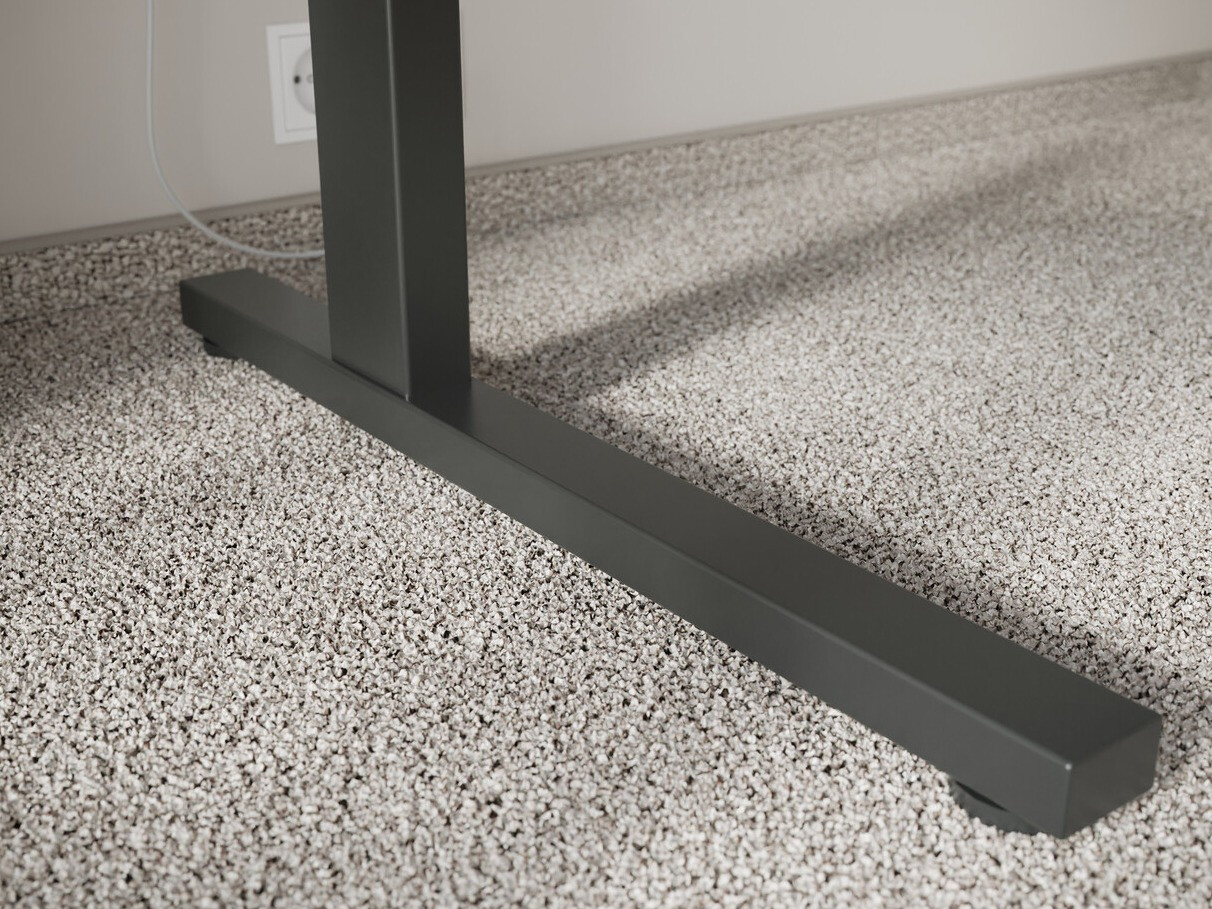 Mesa de escritório Lartesi 106 (Branco + Preto)