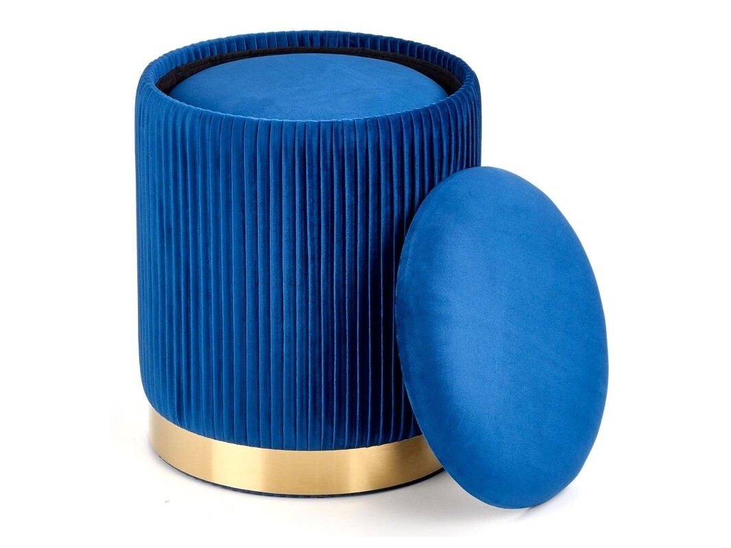 Conjunto de pufes Houston 1153 (Azul escuro)