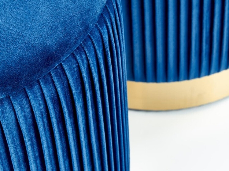 Conjunto de pufes Houston 1153 (Azul escuro)