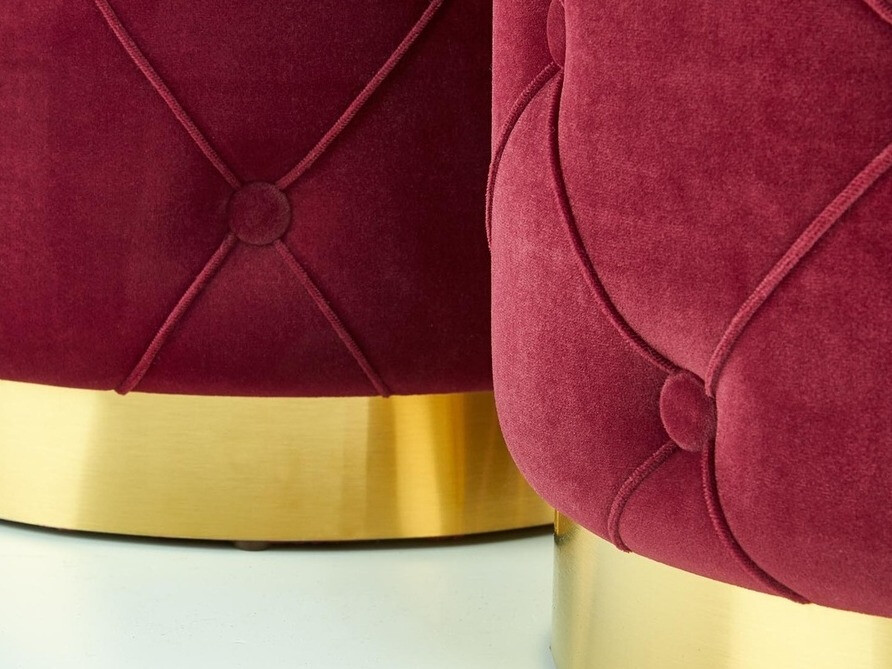 Conjunto de pufes Houston 1154 (Bordeaux)