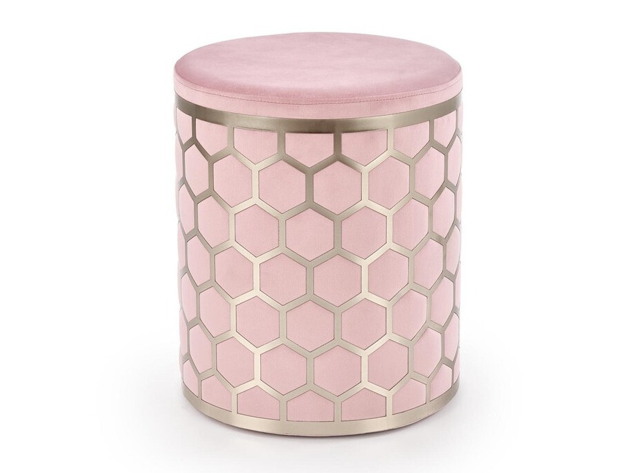 Pufe Houston 1132 (Rosé + Prata)