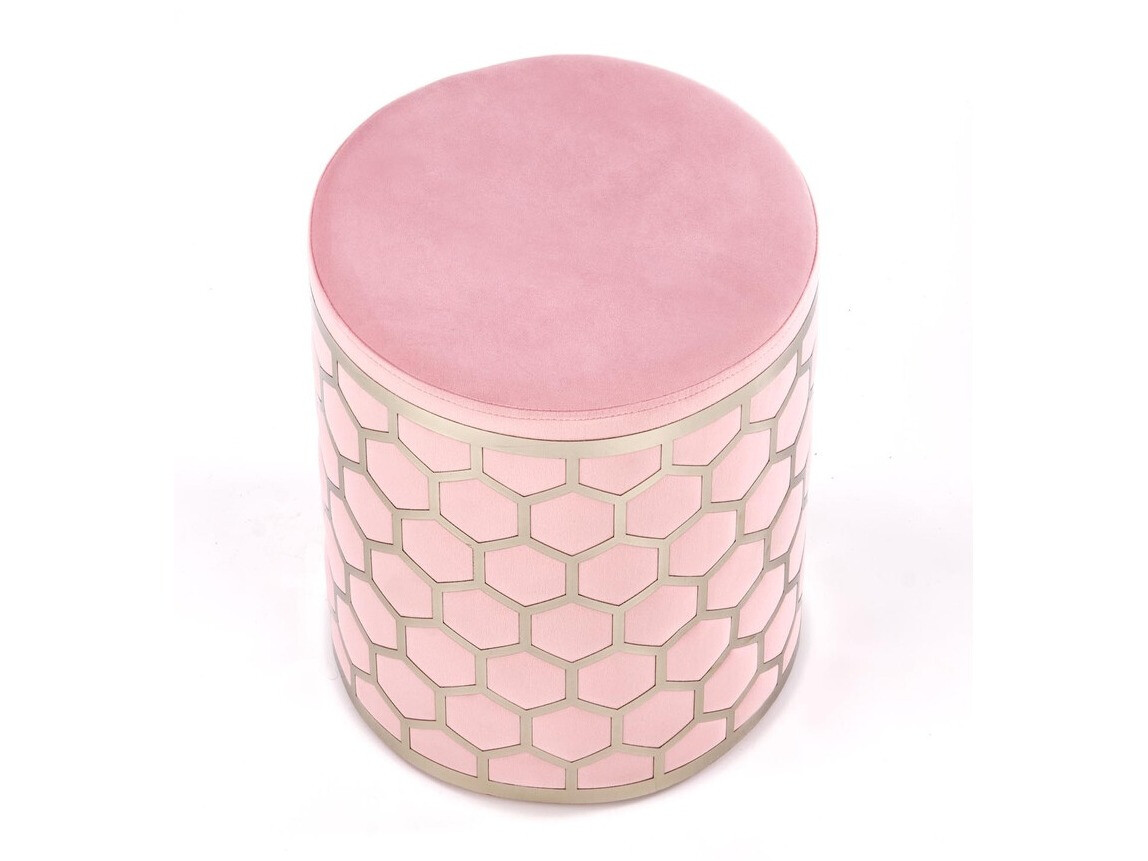 Pufe Houston 1132 (Rosé + Prata)