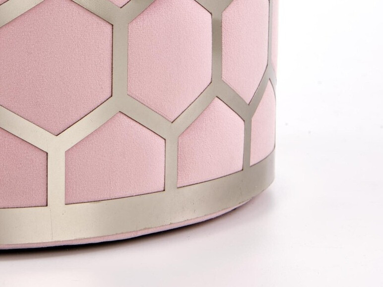 Pufe Houston 1132 (Rosé + Prata)