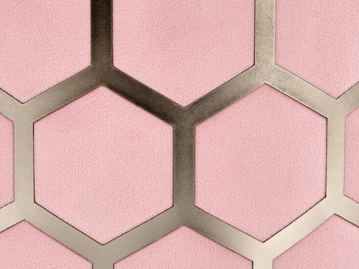 Pufe Houston 1132 (Rosé + Prata)