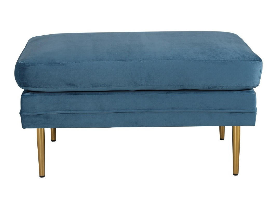 Banco estofado Dallas 2653 (Azul + Dourado)