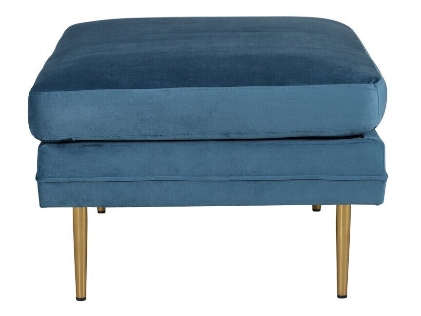 Banco estofado Dallas 2653 (Azul + Dourado)