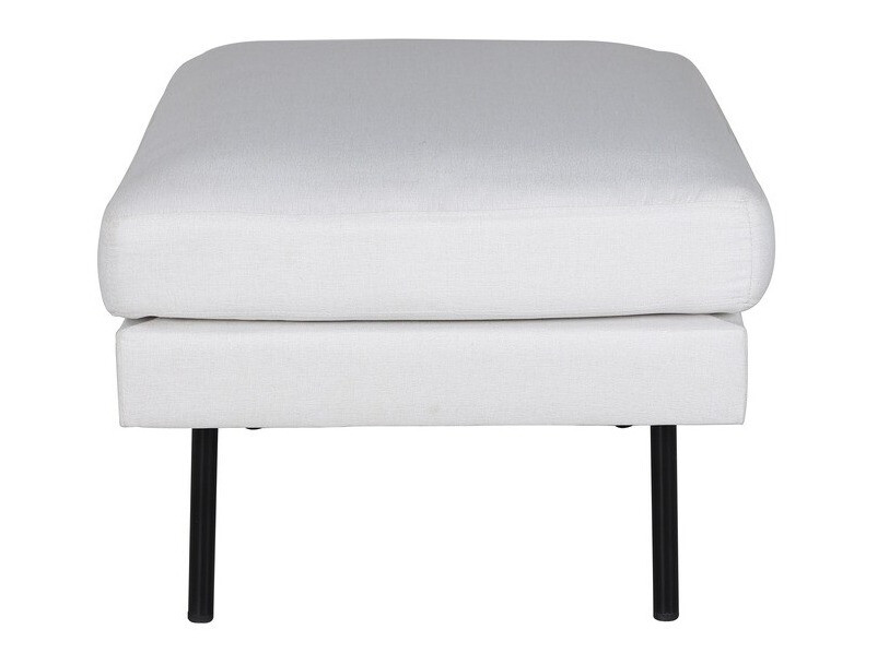 Banco estofado Fercame 104 (Branco + Preto)