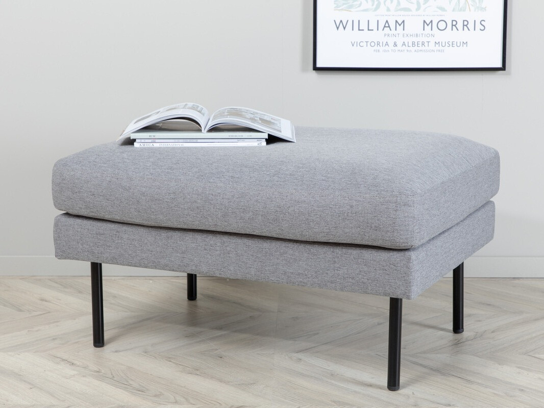 Banco estofado Fercame 104 (Cinzento + Preto)