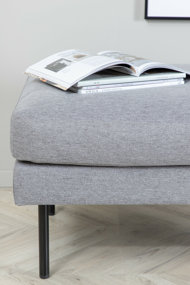 Banco estofado Fercame 104 (Cinzento + Preto)